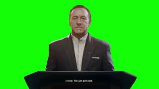Kevin Spacey "Are we developing such a weapon?" CoD Advanced Warfare (Green Screen)