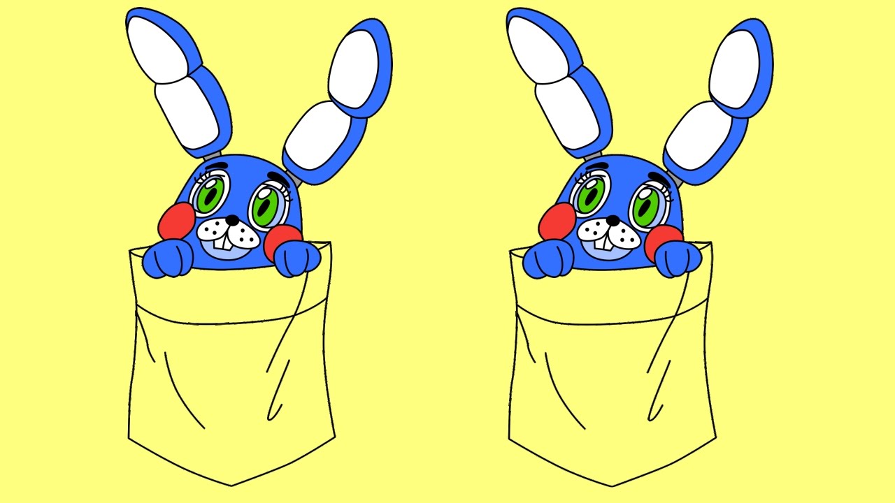 Как нарисовать бонни из фнаф 2