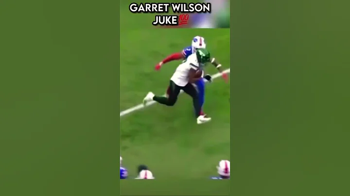 Garrett Wilson Nasty Juke 💯#shorts #sports #viral #fyp #football