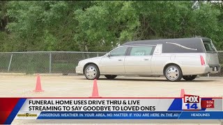Funeral home uses drive-thru to say goodbye Profile