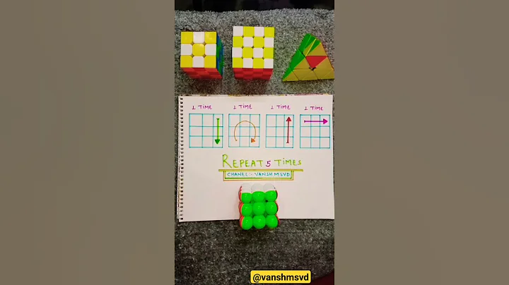 How to solve a rubik's cube | Rubiks cube magic | #viral #trending #shorts #youtubeshorts #vanshmsvd