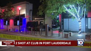 Double shooting reported at Fort Lauderdale bar