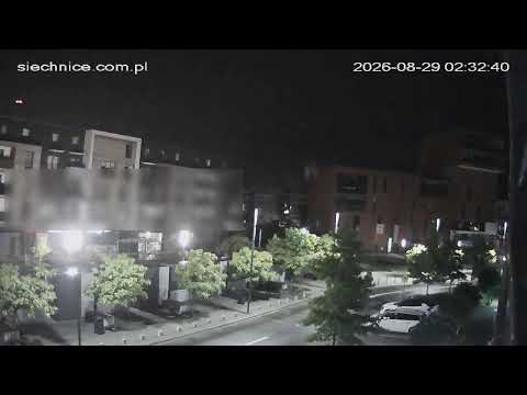 Siechnice - kamera online Siechnice Rynek