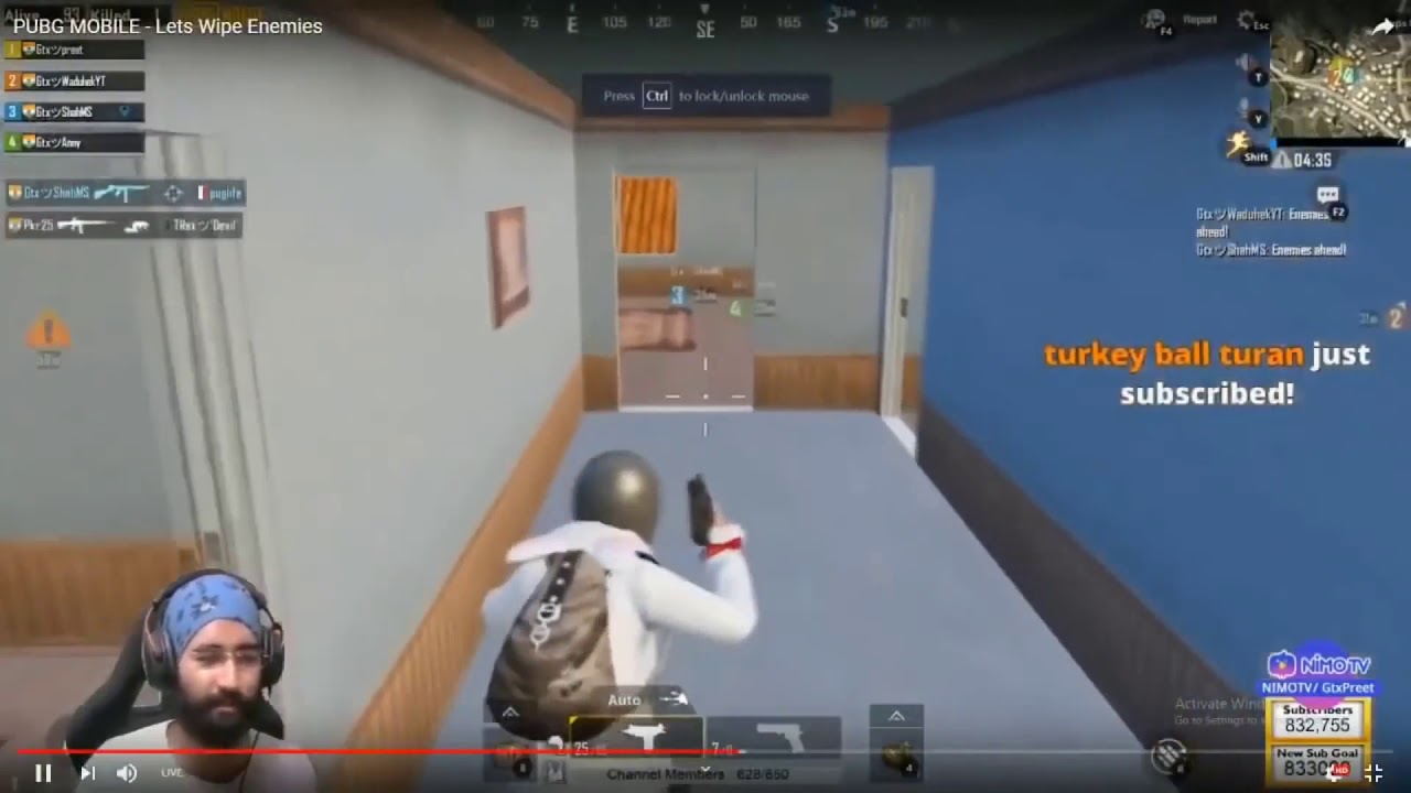 Funny reaction of GTX PREET WHEN HE DIES 😂|