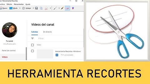 Herramienta Recortes  -Windows