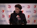 Hawks vs. Celtics Postgame Press Conference: Jalen Johnson