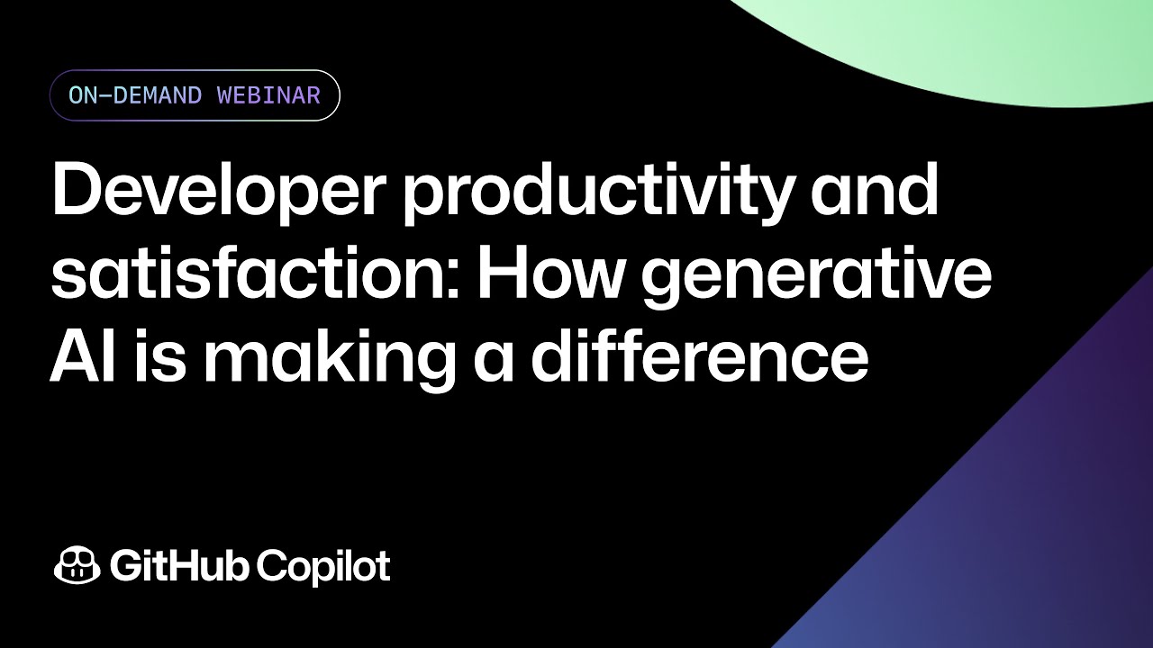 Developer productivity and satisfaction: How generative AI is making a difference