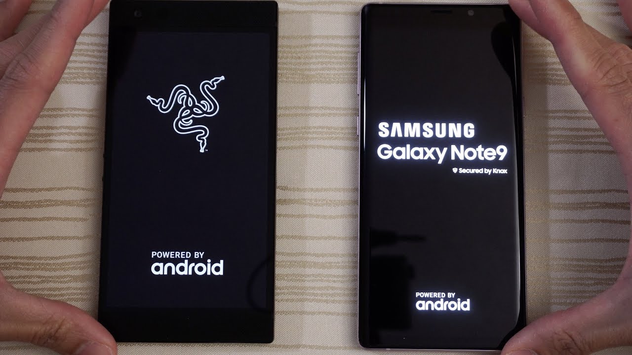 Razer Phone 2 and Samsung Galaxy Note 9 - Speed Test!