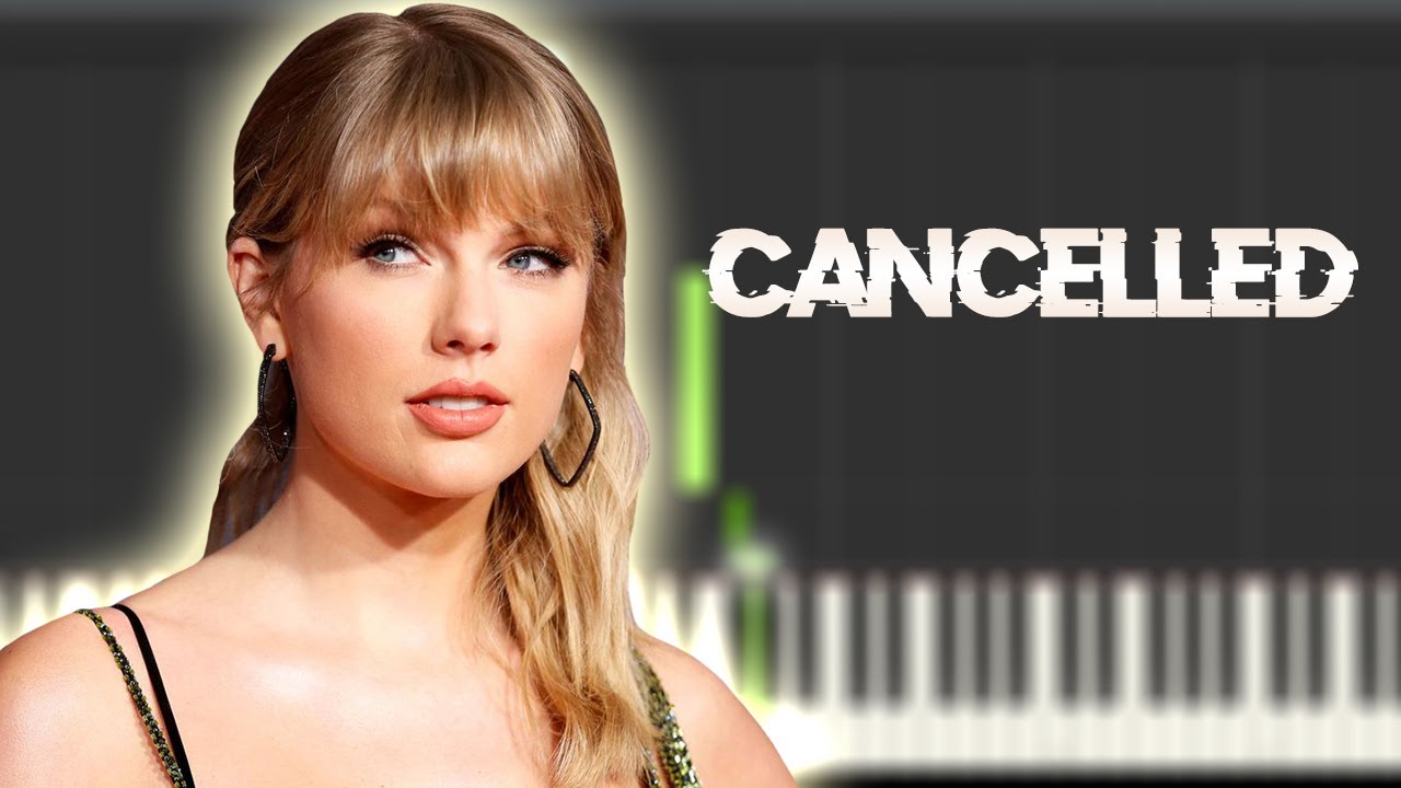 Taylor Swift - CANCELLED | Instrumental Piano Tutorial / Partitura ...