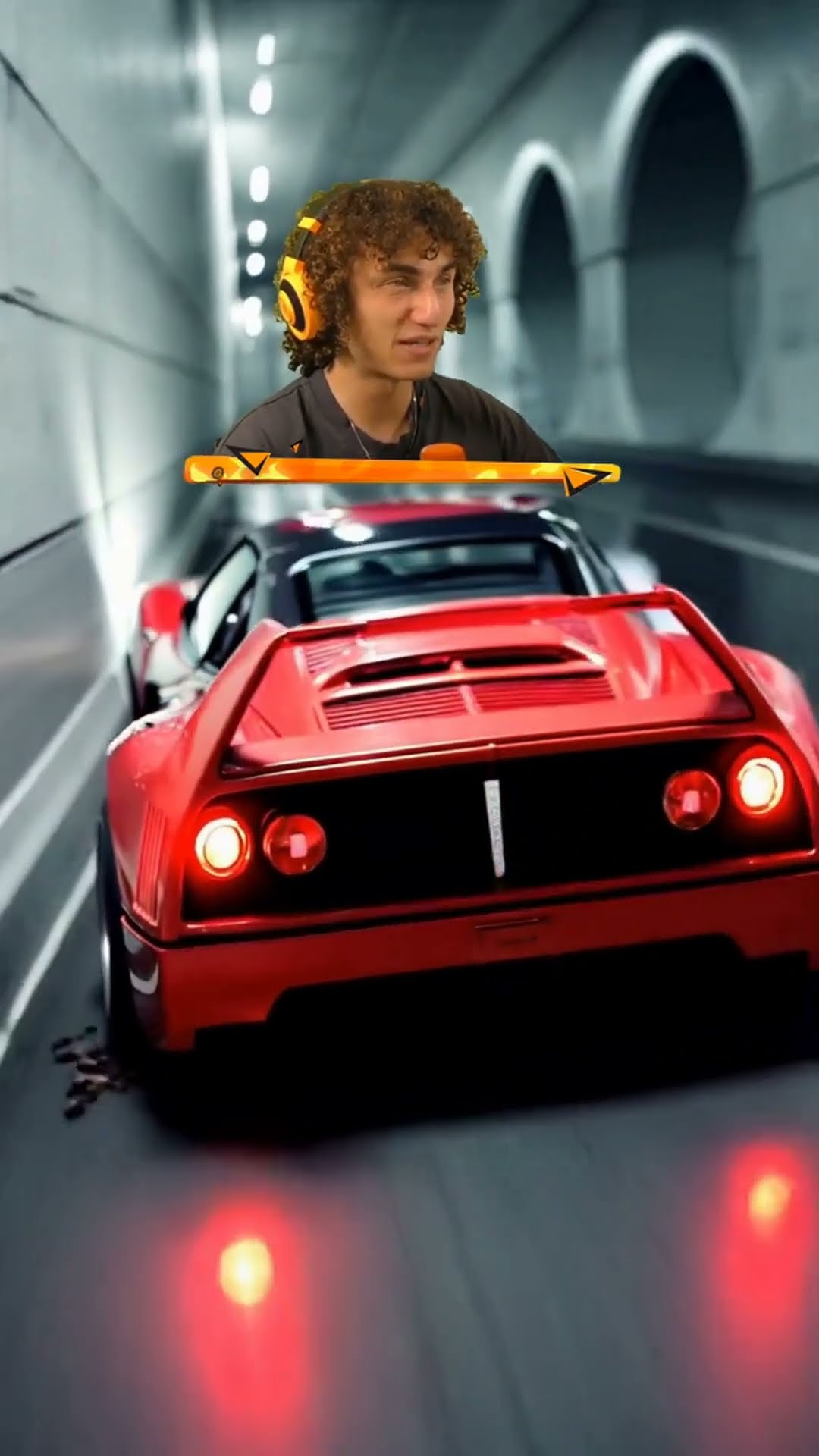 DRIFTING BACKWARDS on a Red Ferrari!?