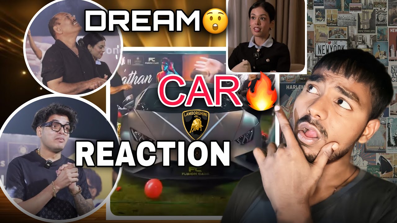 JONATHAN NEW CAR 🚗 REACTION | JONATHAN LAMBORGHINI 😳 REACTION SHOCKED ME 