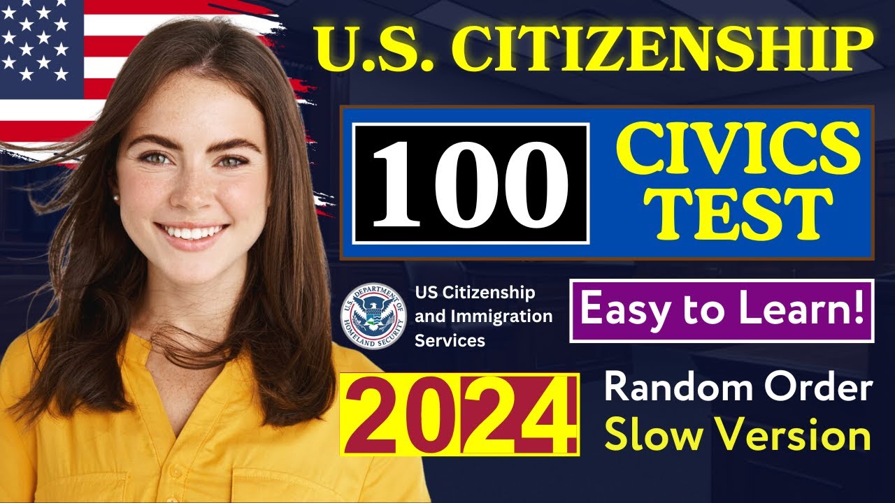 2025 (EASY Answer) USCIS Official 100 Civics Questions & Answers for US ...