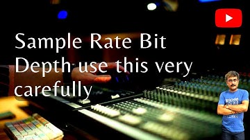 Sample Rate Bit Depth use this very carefully 🔥🔥🔥🔥🔥🔥🔥🔥