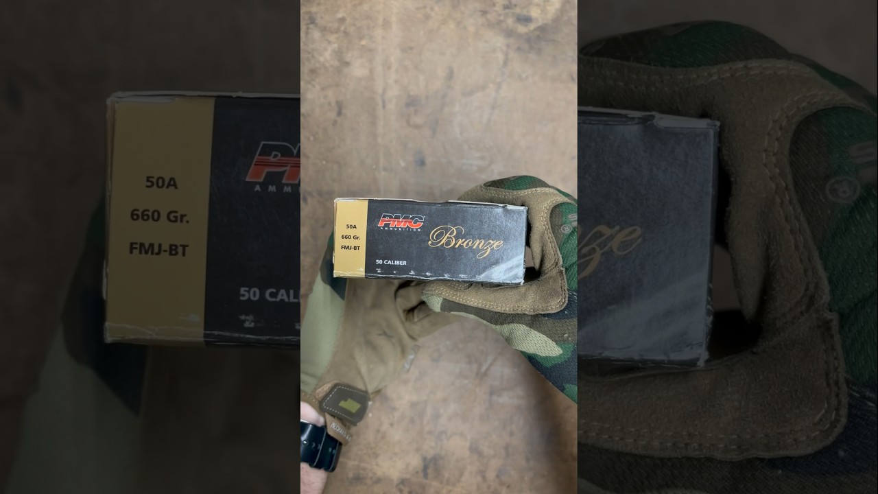PMC Bronze .50 BMG 660gr FMJ