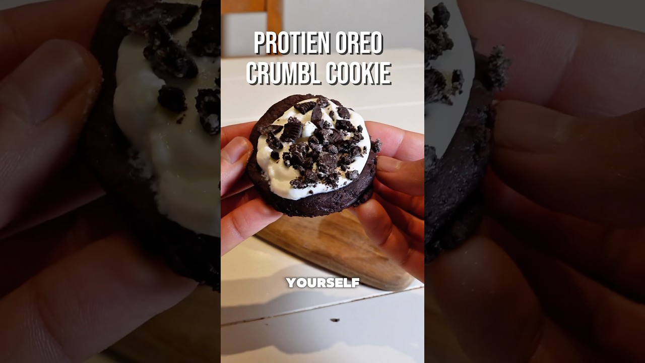 Oreo PROTIEN crumble cookies