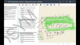 2013 Dgs Sözel Mantık 3. Hikayenin Çözümü