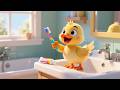 Brush-Time Duckling Bubbles 🐥🫧 Fun Hygiene Song for Kids | Bath & Cleaning Nursery Rhyme