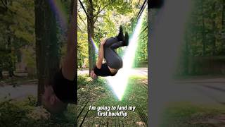 What it&#39;s like doing your first back flip. #backflip #sendit #animeinreallife #stuntman