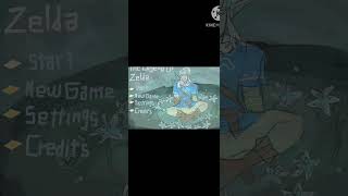 MAKING MY ART A VIDEO GAME MENU SCREEN/ #art #botw #zelda #fanmade