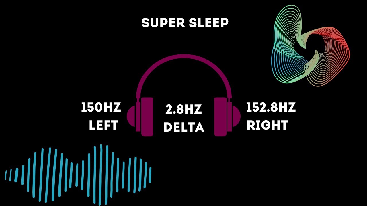 SUPER SLEEP "Float in Space" Delta Waves 2.8Hz Binaural Beats Sleep Music