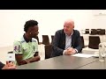 FIFA President Infantino visits Brazil hotel in Barcelona ahead of friendly vs Guinea｜Vinicius Jr.