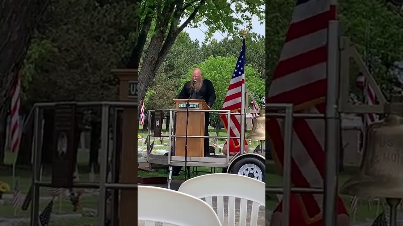 2022 Fort Howard Memorial Day, keynote speaker Mike Vizer