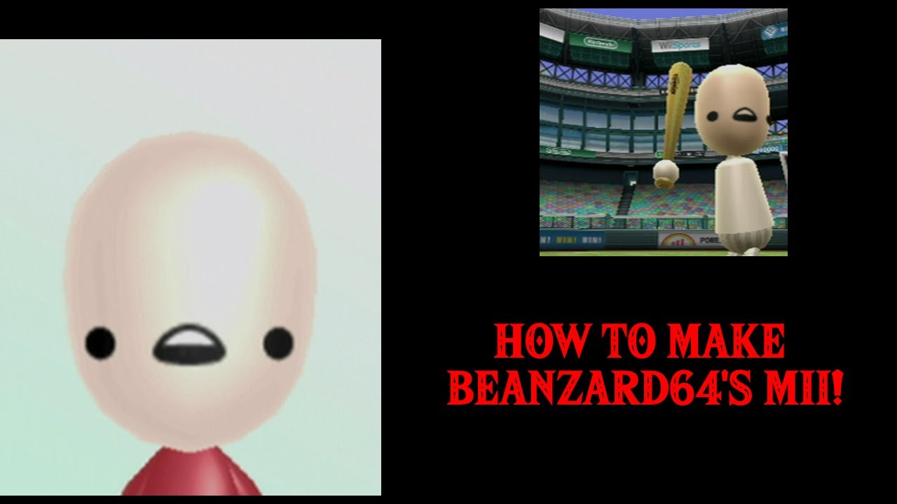 mii  How to make Beanzard64's Mii!!! - YouTube