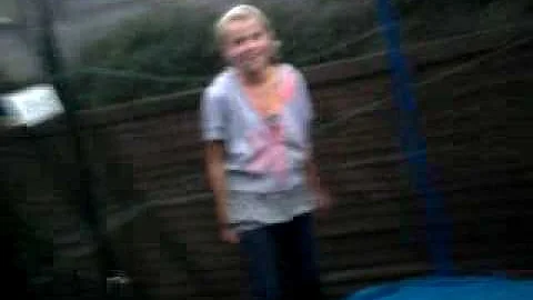 ruby wilkins on trampoline