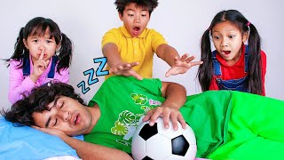 lily eric bella learn where play giant soccer