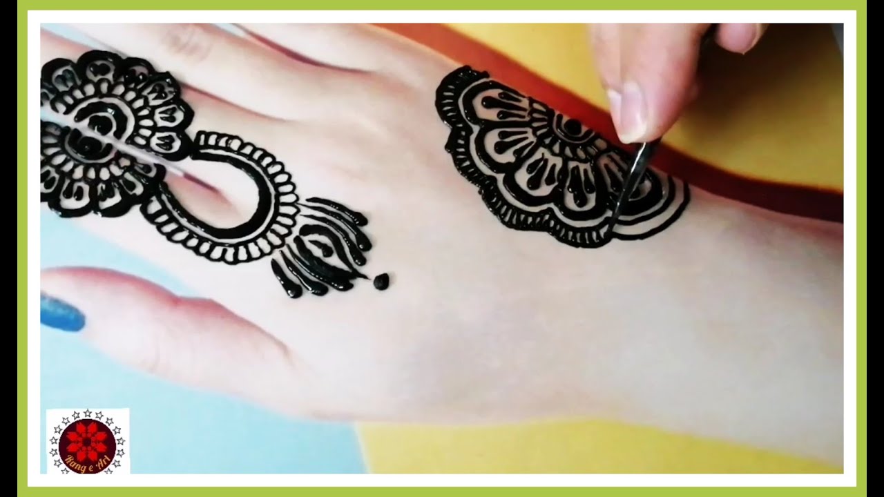easy Mehndi design 2020 || stylish and decent henna design || by Rang e ...