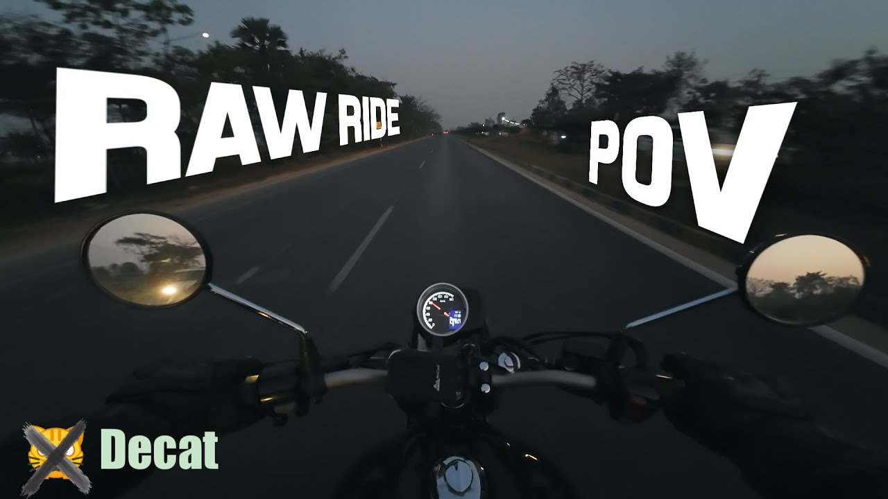 DeCat Honda CB350 RS | RAW Ride POV | No  commentary