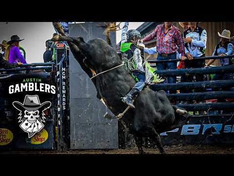"Bull Riding is Fun!" Sage Kimzey rides Go Blue for 87.8 points | PBR Teams Highlight
