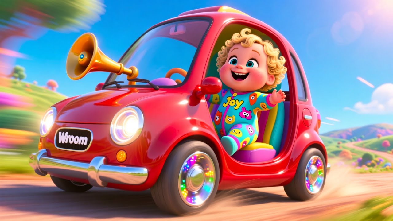 Wroom Car ABC Baby Joy 🚗🔤 | ABC Song for Kids | Alphabet Learning with Cars