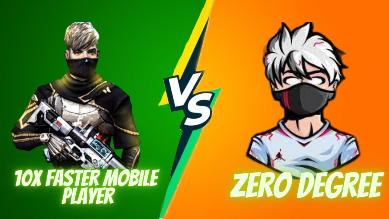 10X MOBILE PLAYER VS ZERO DEGREE FF😱😱😱😱