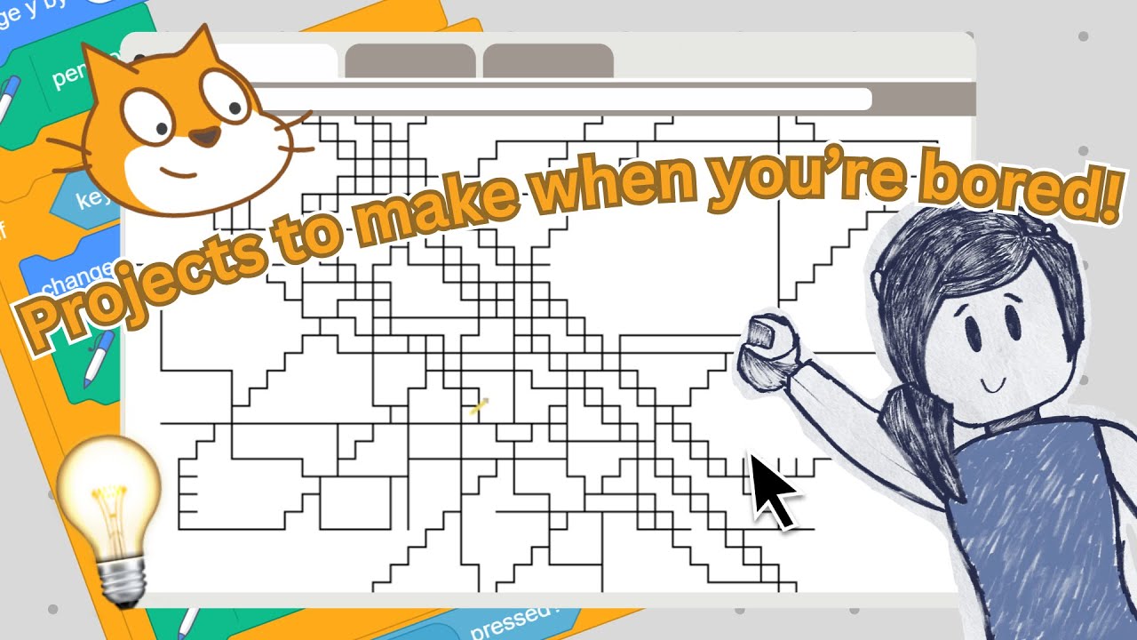 Projects to make when you're bored! (1) #scratch #coding #video # ...