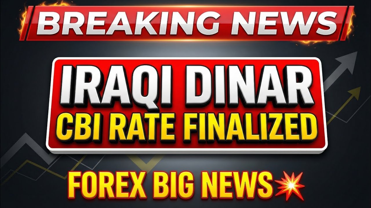 CBI Finalizes Iraqi Dinar Rate on Forex 💥 Huge IQD Update | Iraqi Dinar News Today