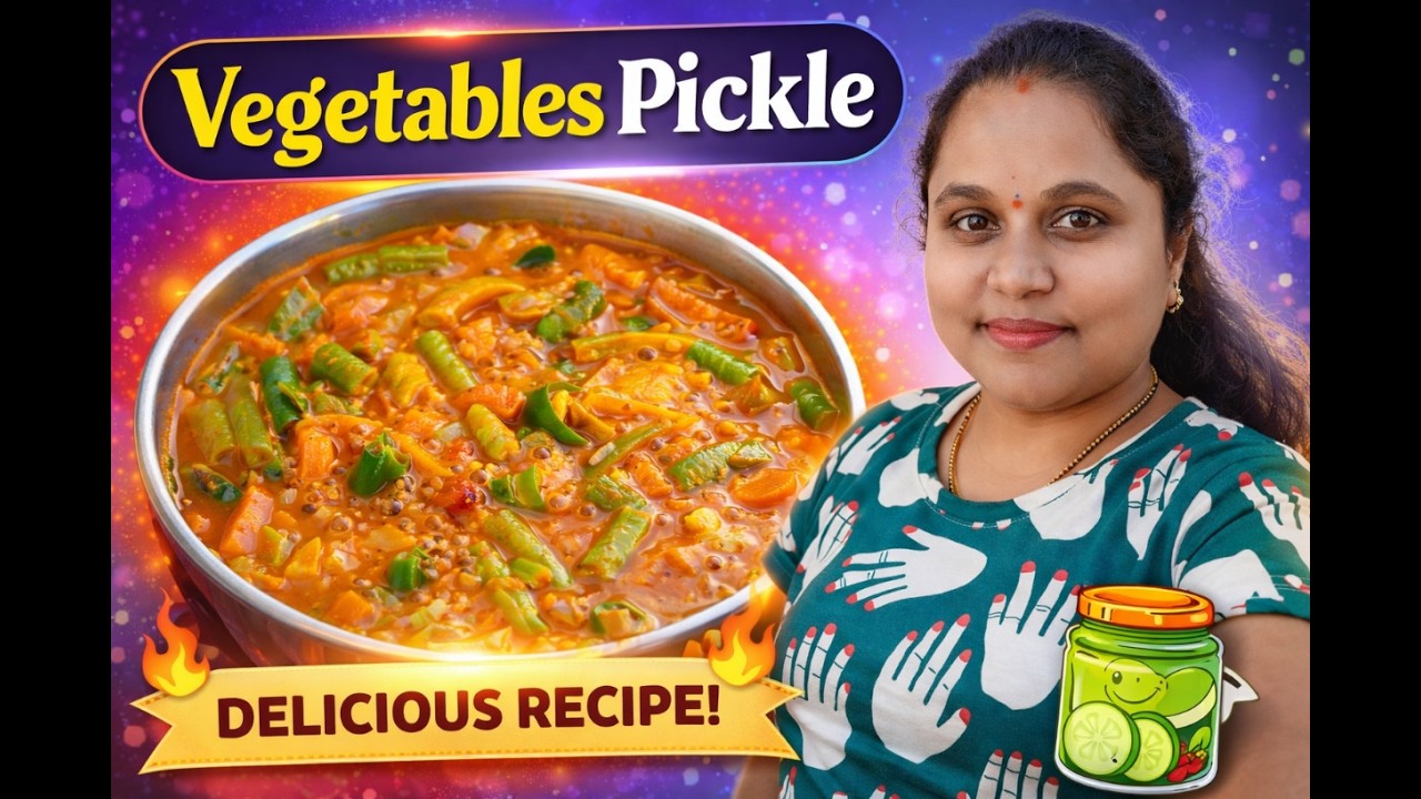 ಇನ್‌ಸ್ಟಂಟ್ ಮಿಶ್ರ ತರಕಾರಿ ಉಪ್ಪಿನಕಾಯಿ | 5 ನಿಮಿಷದಲ್ಲಿ ರೆಡಿ #vegetablepickle #karnatakarecipes #sidedish