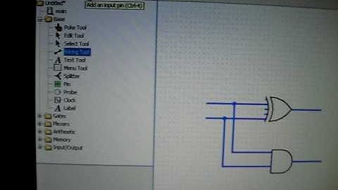 Logisim Usage Short Demo