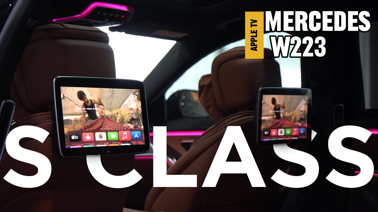 Mercedes S Class W223 için Apple Tv Uygulaması-HDMI Görüntü Özelliği-Smart TV