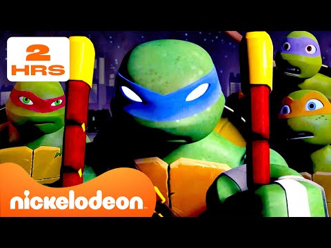 Tartarugas Ninja | 2 horas dos momentos mais corajosos do Leo 🐢 | Nickelodeon em Português
