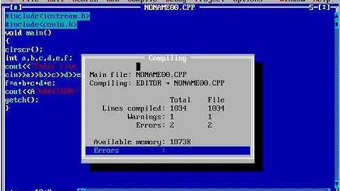 How to add or multiply numbers in turbo C++