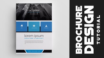 how to design brochure in photoshop cs6 | Corporate Brochure Tutorial