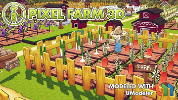 Pixel Farm 3D with UModeler in Unity.