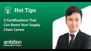 3 Certifications That Can Boost Your Supply Chain Career