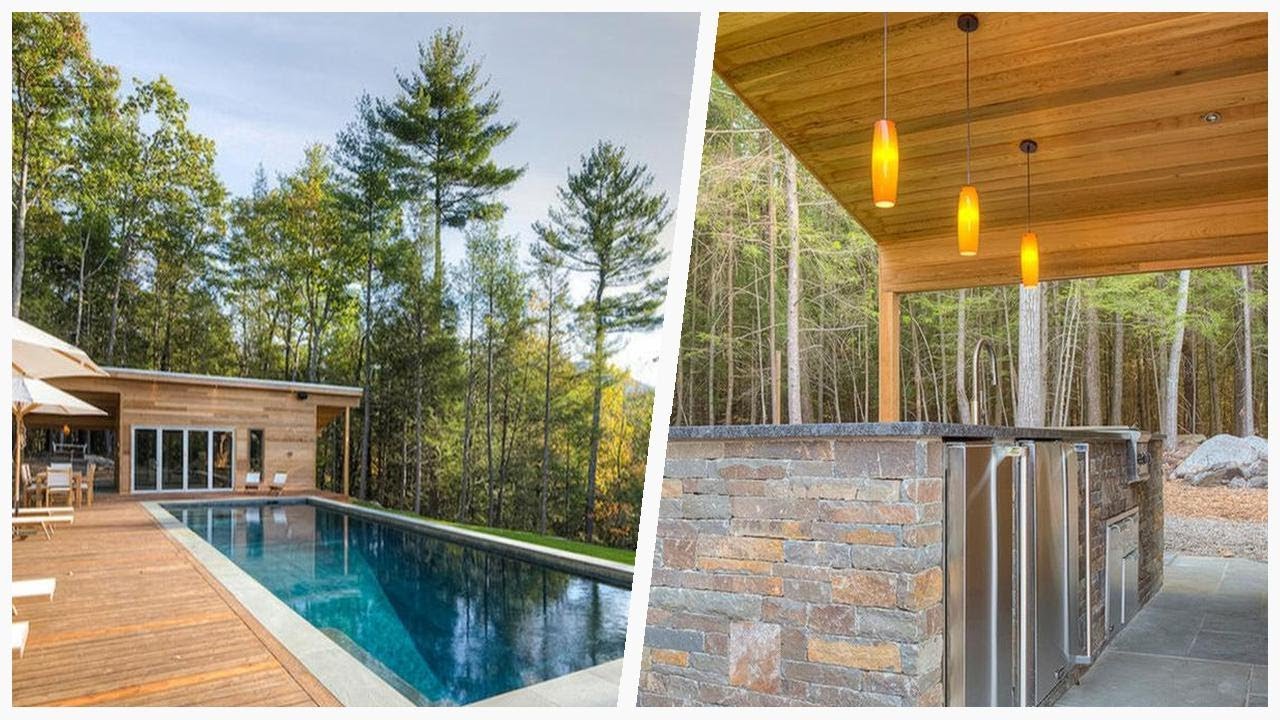 75 Rustic Pool With Decking Design Ideas You'll Love 😊