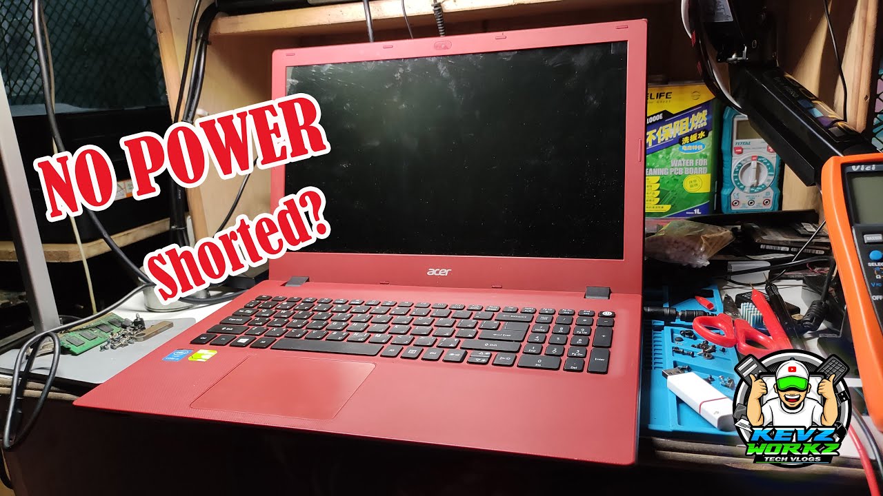 Acer Laptop No Power Repair | KevzWorkz