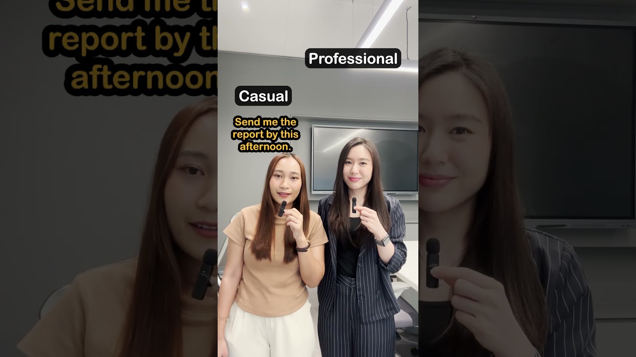 Basic VS Professional ปรับประโยคภาษาอังกฤษให้ดูโปรขึ้น formal ขึ้น