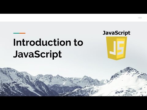 Introduction to JavaScript