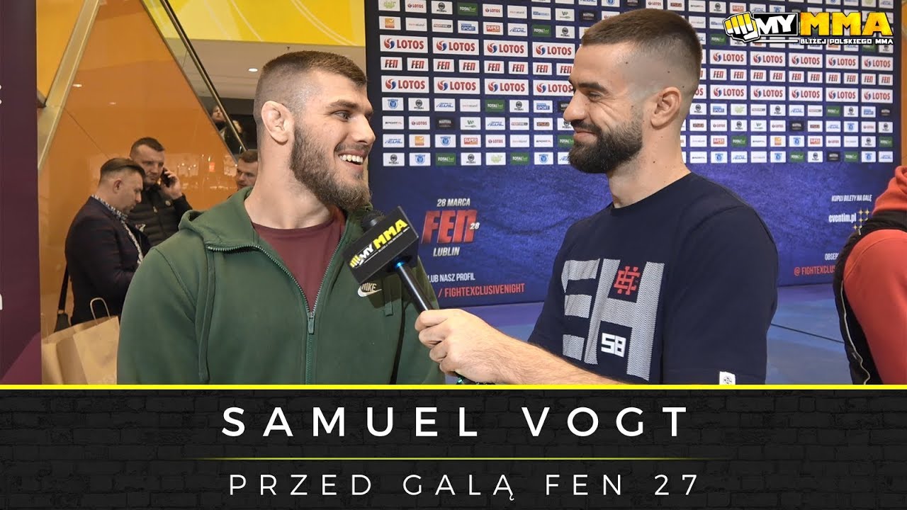 Samuel Vogt: "Dużo osób przyjedzie ode mnie, cała hala będzie z nami"