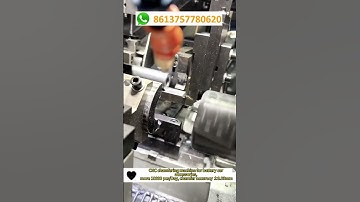 CNC chamfering machine for battery car accessories, more 10000 pcs/Day, chamfer accuracy ±0.03mm